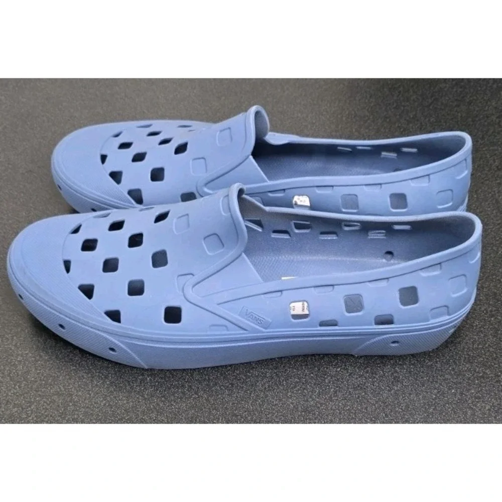 New Vans Trek Slip-On Navy Shoe Men 13 Water Sneaker Rubber Swim Skater Nautical